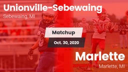 Matchup: Unionville-Sebewaing vs. Marlette  2020
