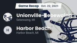 Recap: Unionville-Sebewaing  vs. Harbor Beach  2021