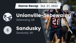 Recap: Unionville-Sebewaing  vs. Sandusky  2022