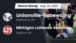 Recap: Unionville-Sebewaing  vs. Michigan Lutheran Seminary  2023