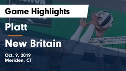Platt  vs New Britain Game Highlights - Oct. 9, 2019
