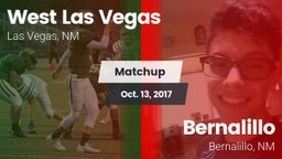 Matchup: West Las Vegas vs. Bernalillo  2017