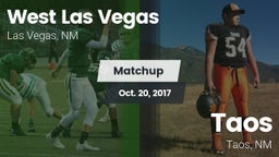 Matchup: West Las Vegas vs. Taos  2017