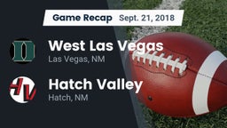 Recap: West Las Vegas  vs. Hatch Valley  2018