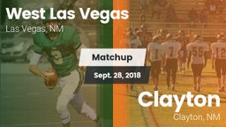 Matchup: West Las Vegas vs. Clayton  2018