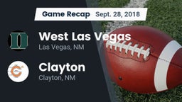 Recap: West Las Vegas  vs. Clayton  2018