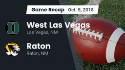 Recap: West Las Vegas  vs. Raton  2018