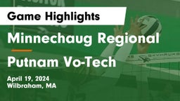 Minnechaug Regional  vs Putnam Vo-Tech  Game Highlights - April 19, 2024