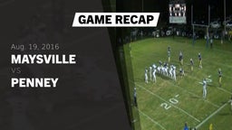 Recap: Maysville  vs. Penney  2016