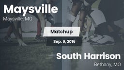 Matchup: Maysville vs. South Harrison  2016