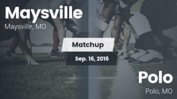 Matchup: Maysville vs. Polo  2016