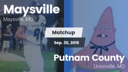 Matchup: Maysville vs. Putnam County  2016