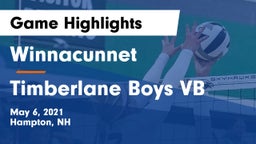 Winnacunnet  vs Timberlane Boys VB Game Highlights - May 6, 2021