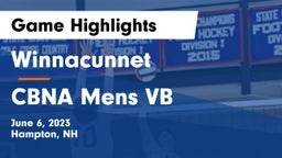 Winnacunnet  vs CBNA Mens VB Game Highlights - June 6, 2023
