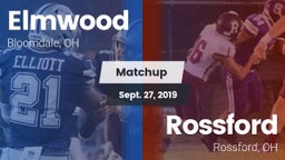Matchup: Elmwood vs. Rossford  2019