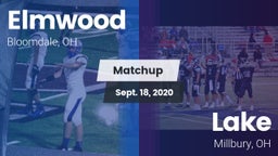 Matchup: Elmwood vs. Lake  2020