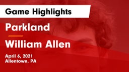 Parkland  vs William Allen  Game Highlights - April 6, 2021