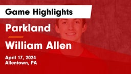 Parkland  vs William Allen  Game Highlights - April 17, 2024