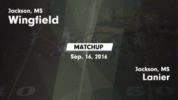 Matchup: Wingfield vs. Lanier  2016