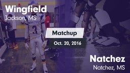 Matchup: Wingfield vs. Natchez  2016