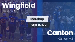 Matchup: Wingfield vs. Canton  2017