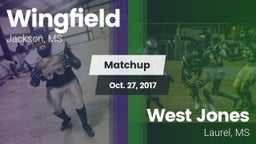 Matchup: Wingfield vs. West Jones  2017