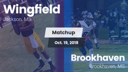 Matchup: Wingfield vs. Brookhaven  2018