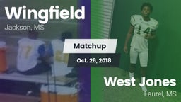 Matchup: Wingfield vs. West Jones  2018