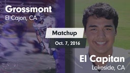 Matchup: Grossmont vs. El Capitan  2016