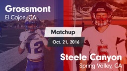 Matchup: Grossmont vs. Steele Canyon  2016