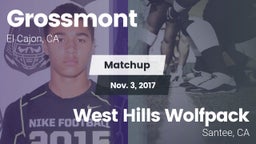 Matchup: Grossmont vs. West Hills Wolfpack 2017