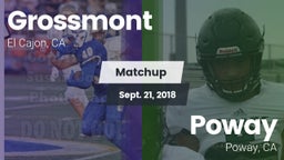 Matchup: Grossmont vs. Poway  2018