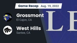 Recap: Grossmont  vs. West Hills  2022