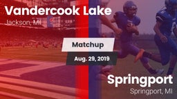 Matchup: Vandercook vs. Springport  2019