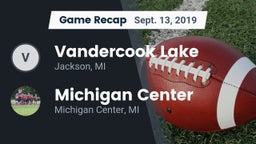 Recap: Vandercook Lake  vs. Michigan Center  2019