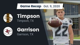 Recap: Timpson  vs. Garrison  2020