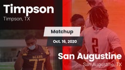 Matchup: Timpson vs. San Augustine  2020