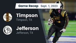 Recap: Timpson  vs. Jefferson  2023