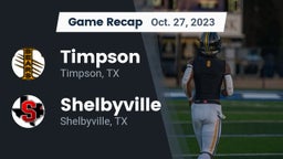 Recap: Timpson  vs. Shelbyville  2023
