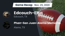 Recap: Edcouch-Elsa  vs. Pharr-San Juan-Alamo Memorial  2020