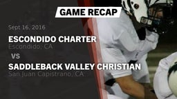 Recap: Escondido Charter  vs. Saddleback Valley Christian  2016