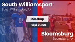 Matchup: South Williamsport vs. Bloomsburg  2018