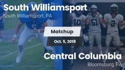 Matchup: South Williamsport vs. Central Columbia  2018