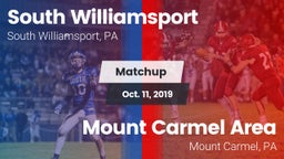 Matchup: South Williamsport vs. Mount Carmel Area  2019