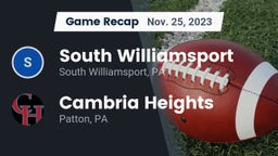 Recap: South Williamsport  vs. Cambria Heights  2023