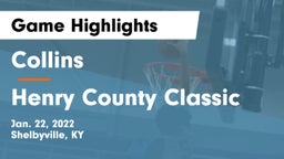 Collins  vs Henry County Classic Game Highlights - Jan. 22, 2022