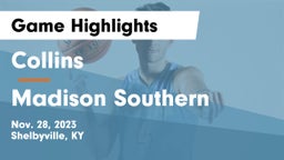 Collins  vs Madison Southern  Game Highlights - Nov. 28, 2023