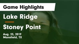 Lake Ridge  vs Stoney Point Game Highlights - Aug. 23, 2019