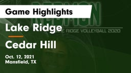 Lake Ridge  vs Cedar Hill  Game Highlights - Oct. 12, 2021