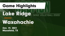 Lake Ridge  vs Waxahachie Game Highlights - Oct. 19, 2021